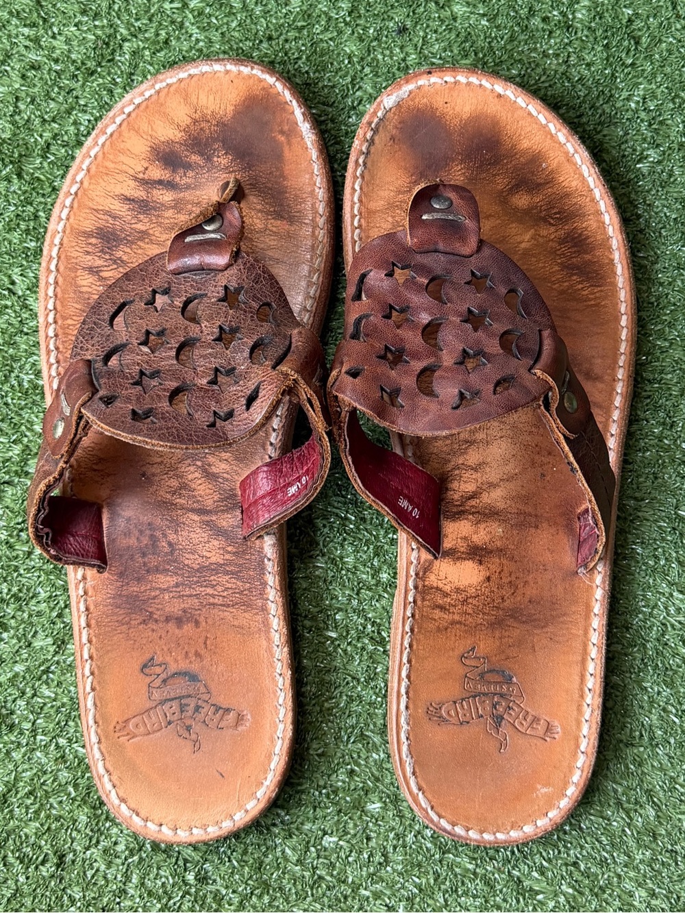 Freebird Vallarta Brown Leather Cut Out Women’s Sandals